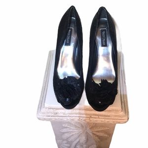 White House Black Market Sequined Pumps sz 7M